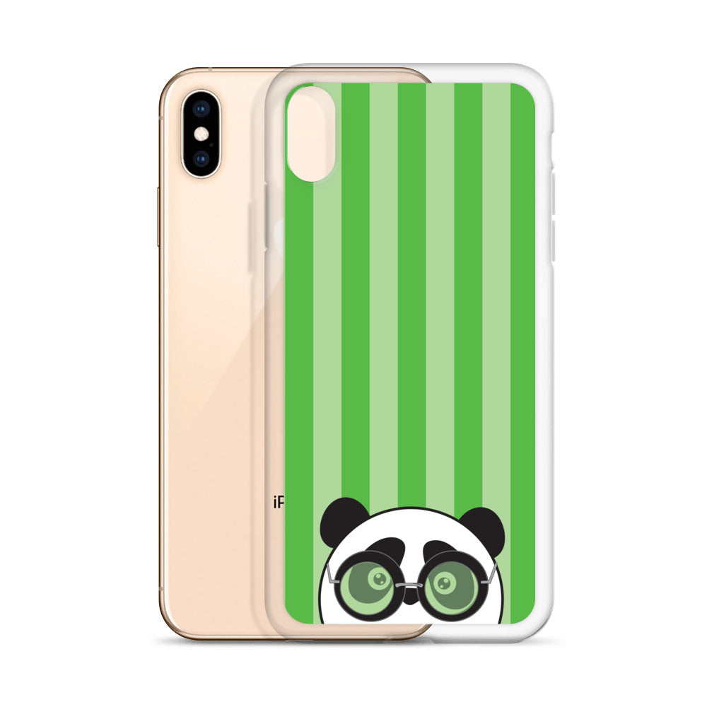 Nik Nak Pandy Chic Green iPhone Case