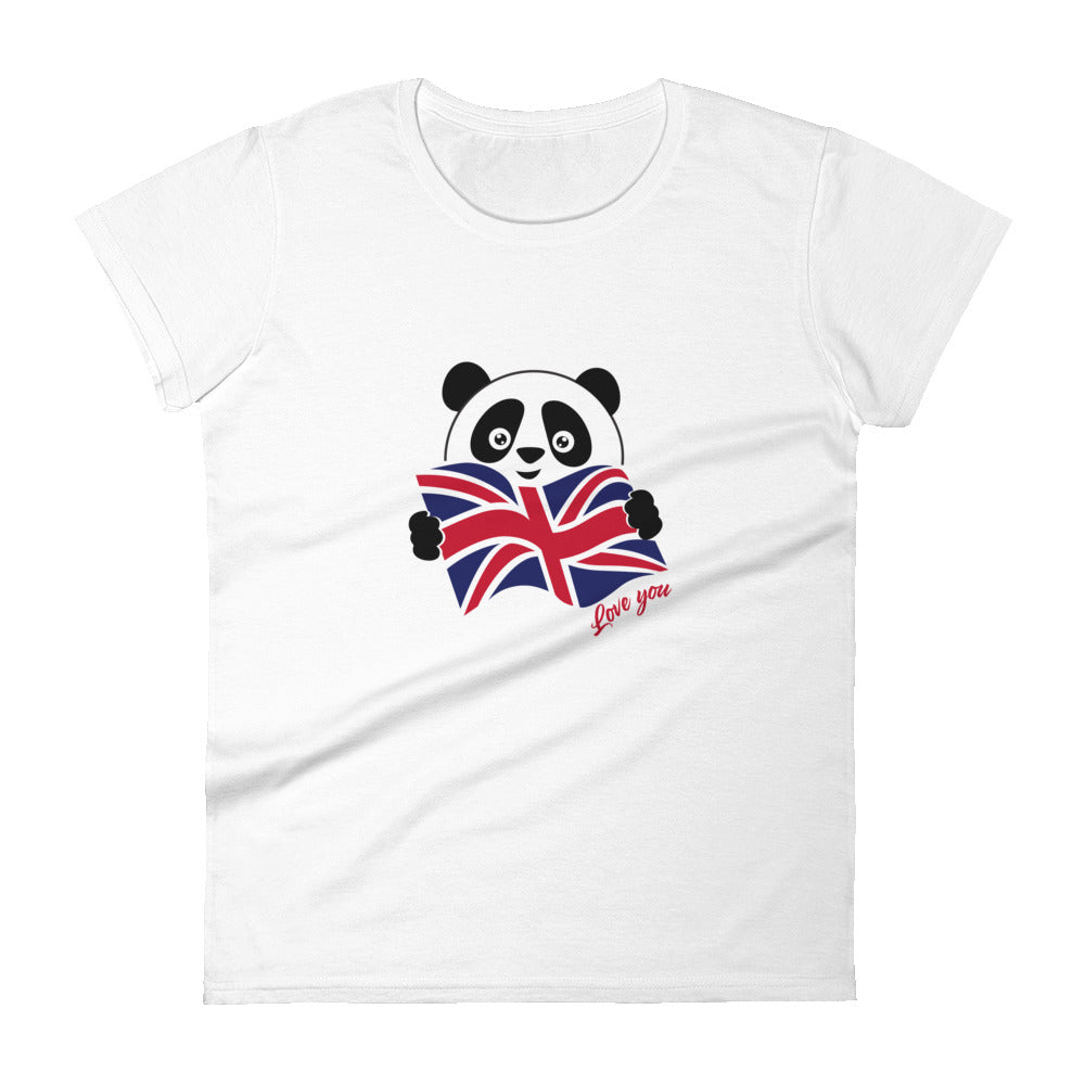 Nik Nak Pandy United Kingdom Flag Women's short sleeve t-shirt