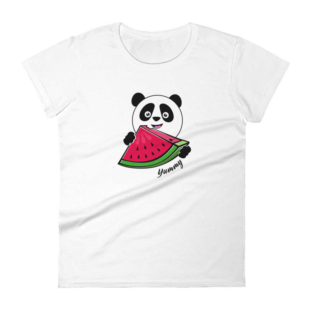 Nik Nak Panda Watermelon Women's short sleeve t-shirt