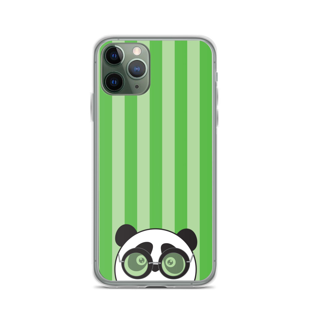 Nik Nak Pandy Chic Green iPhone Case