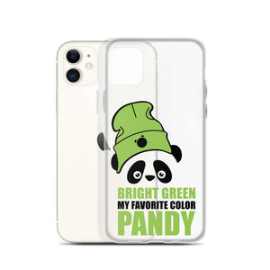 Nik Nak Pandy Bright Green Hat iPhone Case