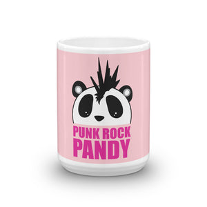 Nik Nak Pandy Punk Rock Pandy Pink Mug
