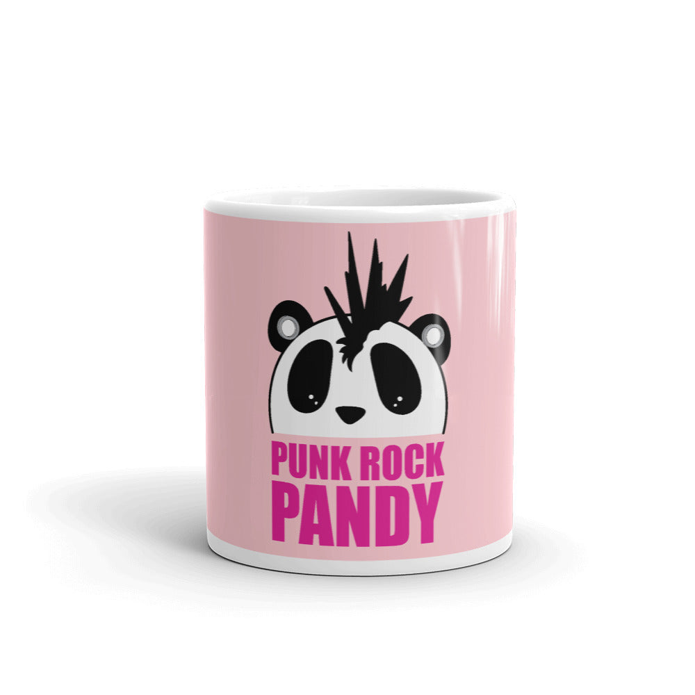 Nik Nak Pandy Punk Rock Pandy Pink Mug